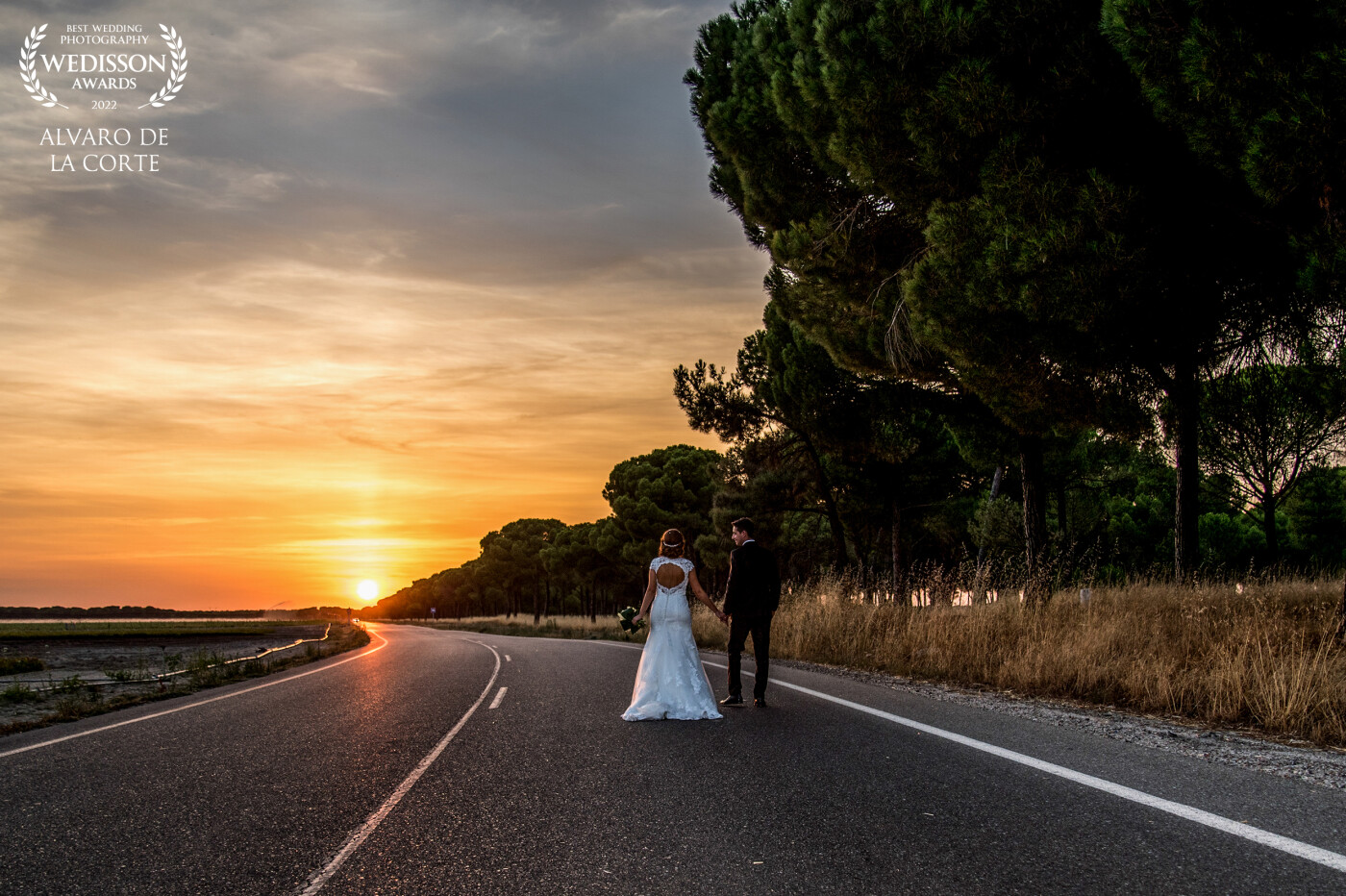 El camino por recorrer juntos siempre es largo y tiene complicaciones y momentos increíbles. Foto relizada en Castilla y León durante una puesta de sol.