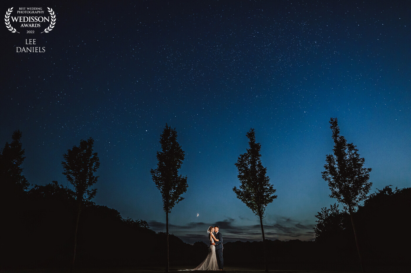We were blessed with clear skies in the evening so I dragged this pair off the dance floor for 5 minutes to create some magical star lit images, you would never know they were super drunk :) <br />
<br />
Venue - Hazel Gap Barn