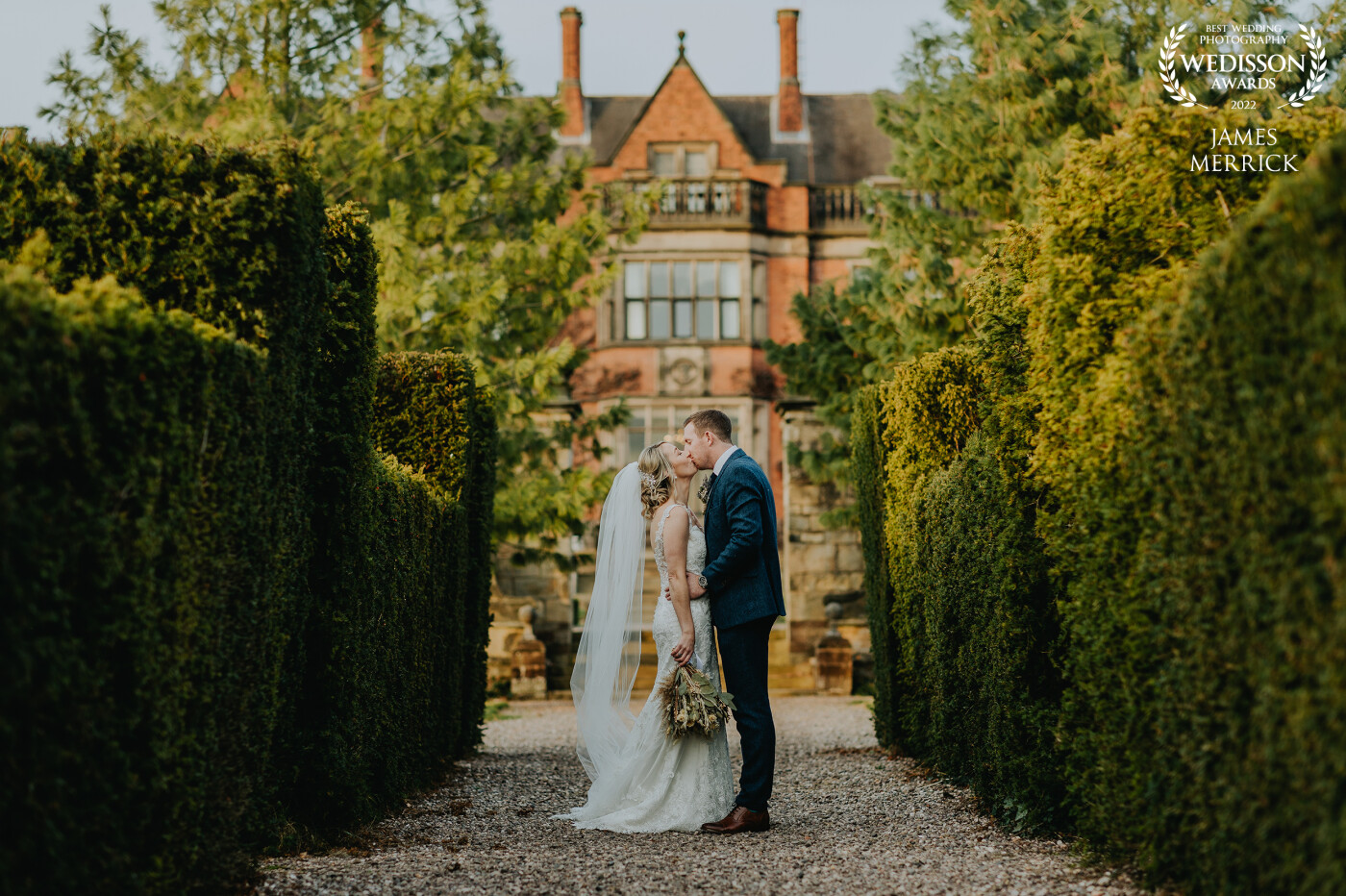 This frame was taken at a gorgeous golden hour at Hoar Cross Hall in Staffordshire, UK. I'm a huge fan or symmetrical imagery and the positioning of the house behind was too perfect to not capture.
