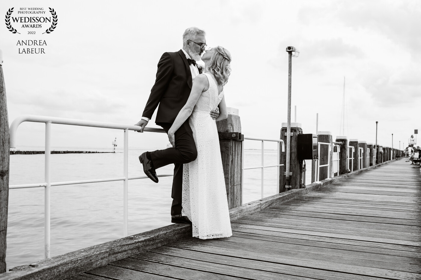 This Dutch bride showed her Austrian groom the Zeeland coast, and it looks like they had a great time during their bridal shoot!