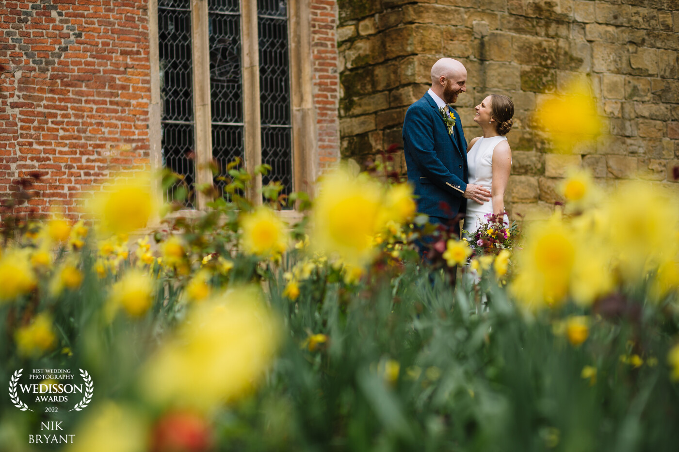 A spring wedding amongst the daffodils for Hannah and Tom at one of the most beautiful yet haunted venues in britain, Samlesbury Hall