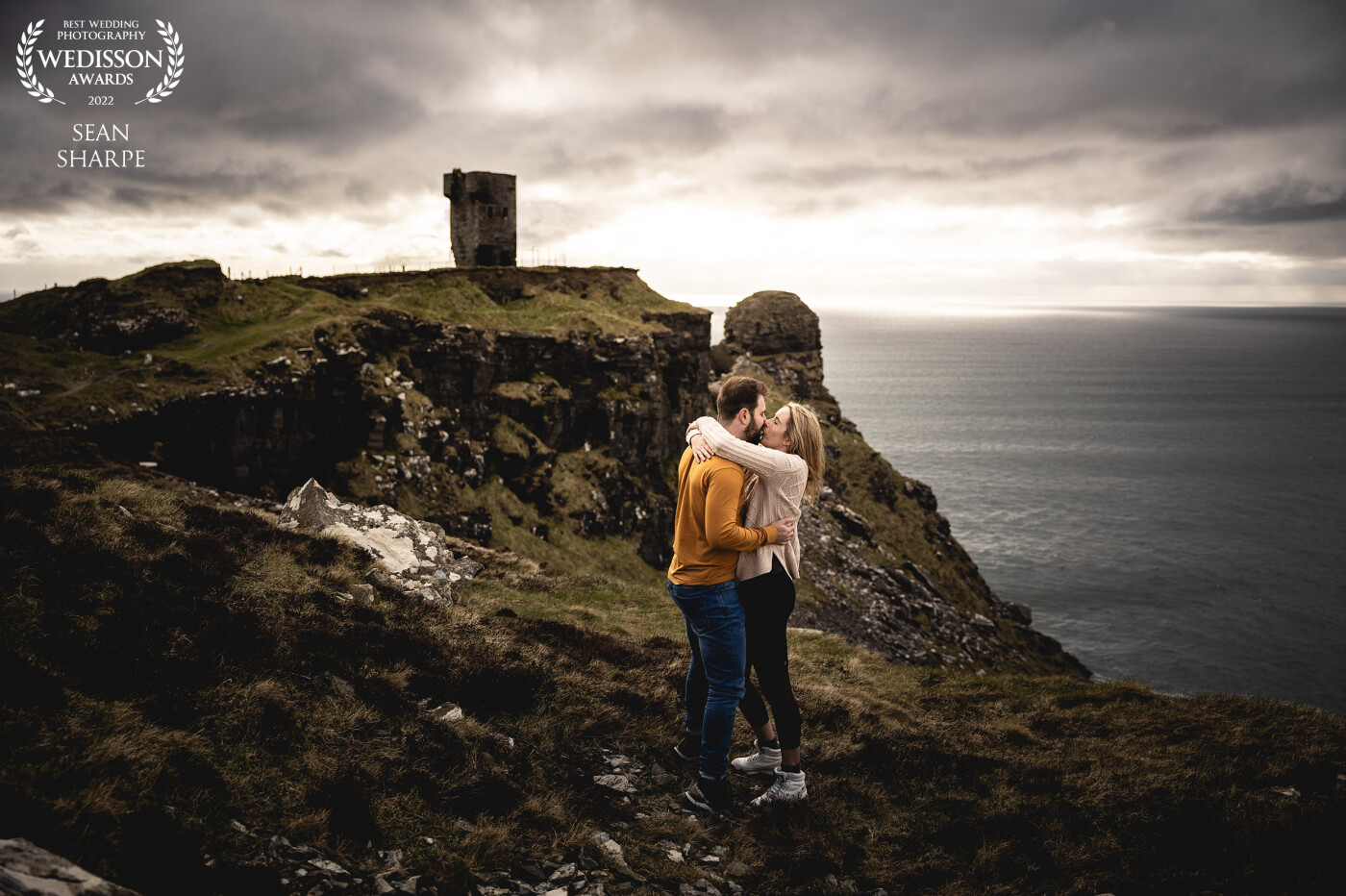 Taken at the beautiful Cliffs of Moher, Ireland. Tim and Elly were on holidays in Ireland when Tim planned his proposal. The light was just so superb as we were wrapping up afterwards! What a day. What a couple! More shoots here, please!