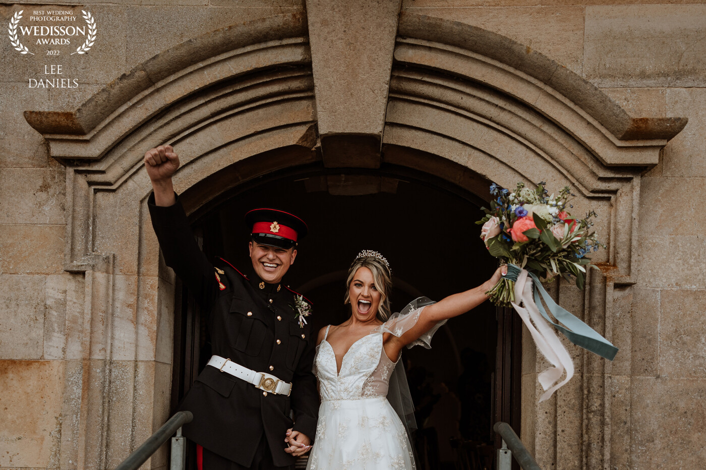 This pair had an infectious personalities, the joy in their faces really shone through in their images. This is the fresh married feeling exiting the church