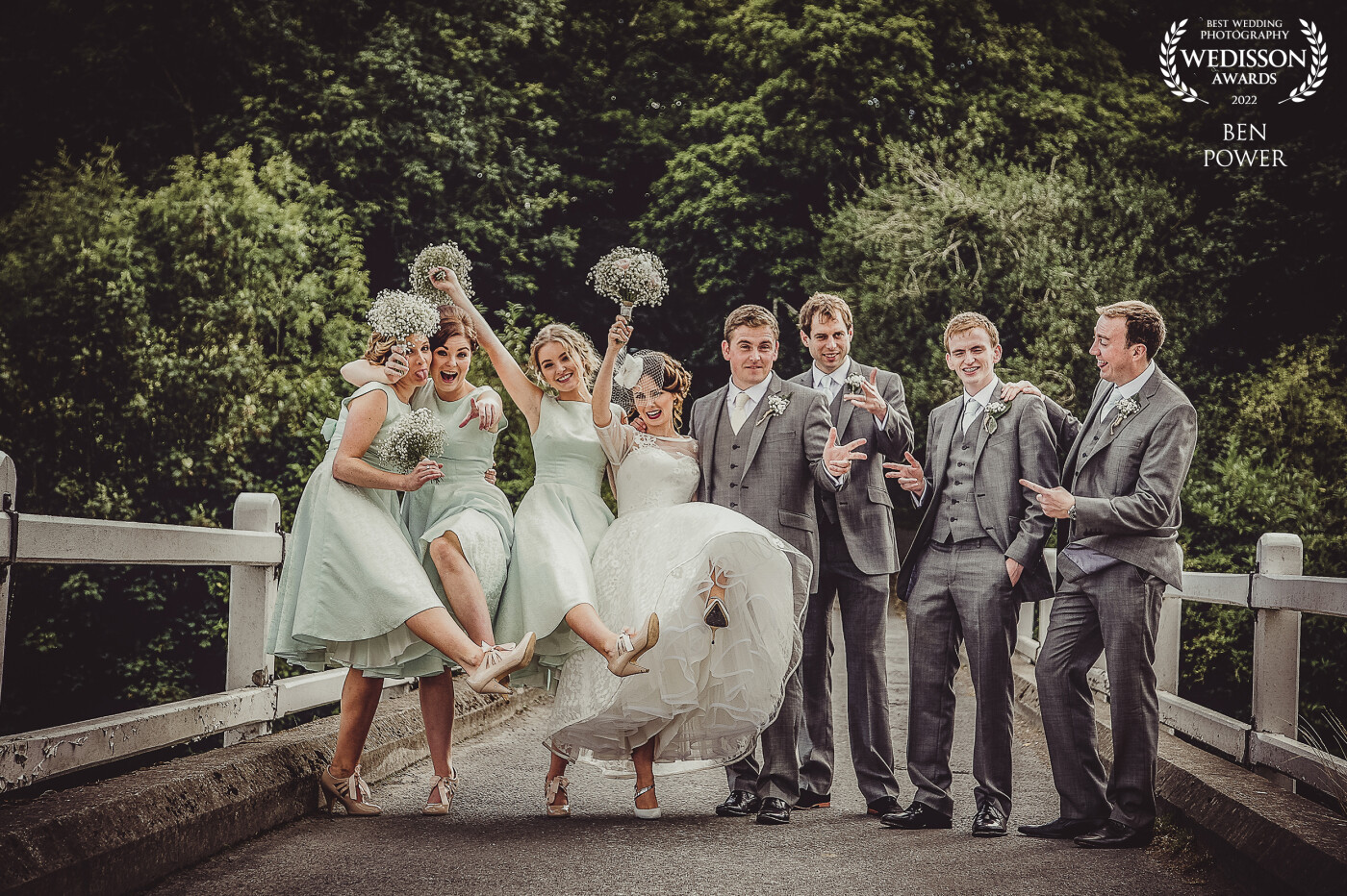 Lots of fun with this bridal party,taken in the grounds of Mount Juliet estate in Kilkenny-Ireland. It was taken just before dinner call when i find i often get the best group shots as they know the formals are done and its time to PARTY!!