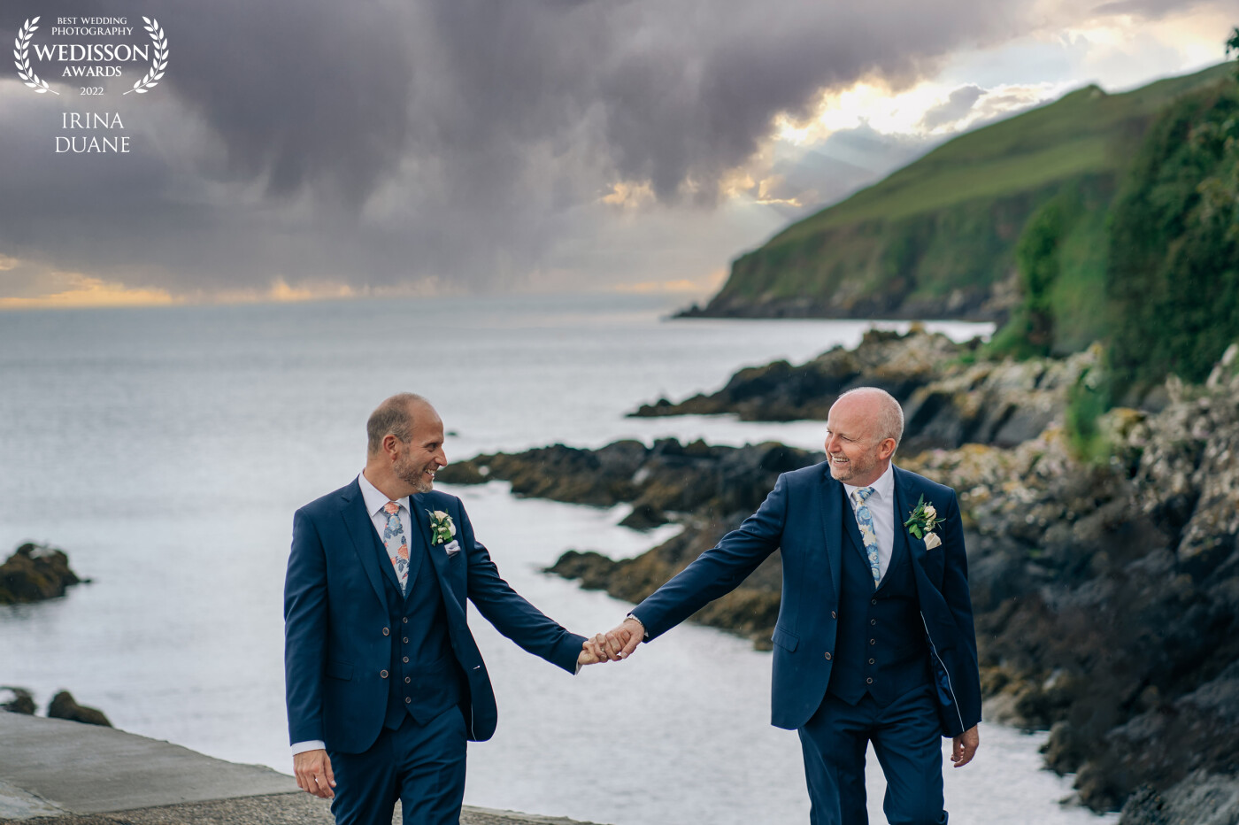 Taken at the beautiful Cliff House Hotel Ardmore, Ireland just before it started to rain. Der and John were just a photographer's dream to work with it. Such a stunning location and amazing day from start to finish.