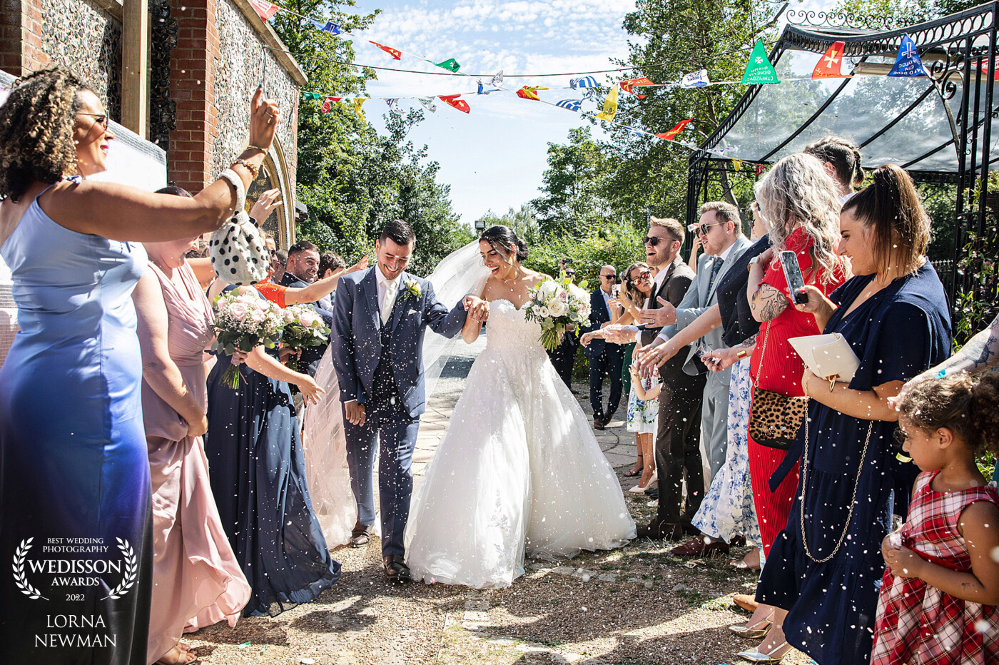 Irene & Gianni had the most beautiful Greek wedding ceremony followed by this explosive confetti shot as they left the 12 Apostles Church. The whole day was just amazing !