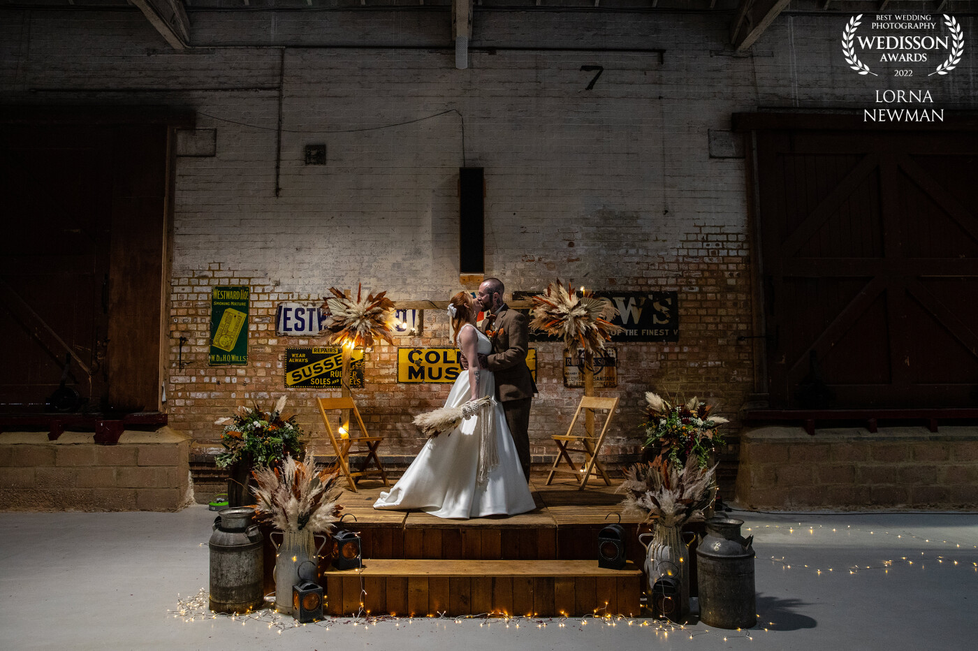 A shot from Ben & Cara's magical wedding at Rushden Transport Museum. The warm orange tones and meticulously planned details from this wedding blew me away, it was beautiful. It was such a pleasure to see these two get married. Congratulations Ben & Cara .<br />
<br />
<br />
<br />
<br />
Venue - @RushdenHigham&WellingboroughRailway<br />
Celebrant - @Billiesavannahceremonies<br />
Flowers - @FoxgloveFlorals<br />
Make up @beauty.by.kristen<br />
Hair @hairbypapaya<br />
Men’s suits - @TheVintageSuitHireCompany<br />
Venue dressing - @Rustichire<br />
Band - @thetrolliesband @edjoewood <br />
Nail art @kitija.absolutebeauty.salon <br />
Dress - @WED2B