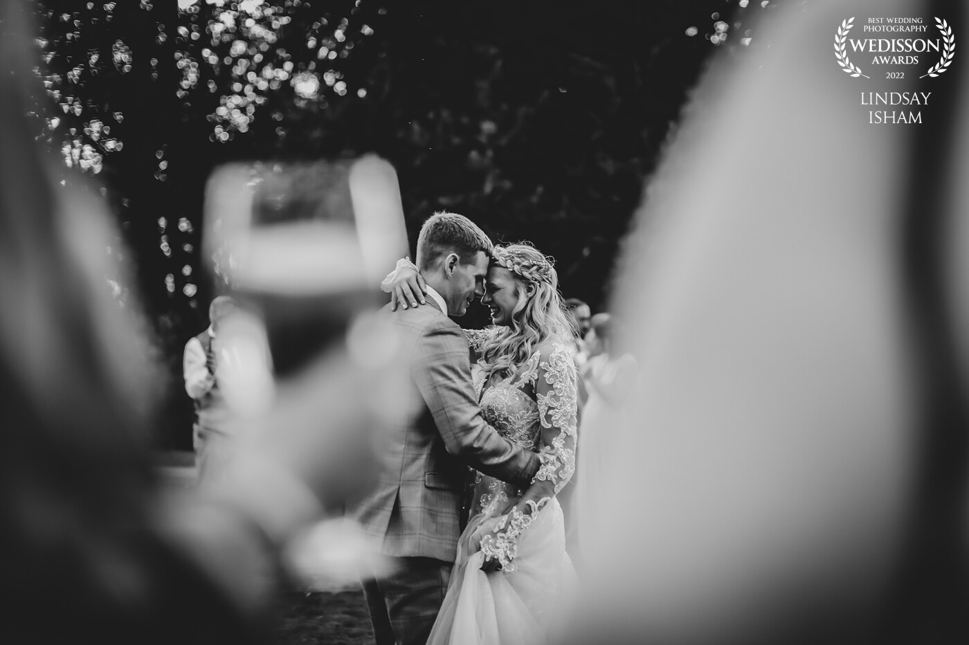 This special moment was actually Jess & Danny's "outdoor" first dance at the stunningly beautiful Cleatham Hall.  With all eyes gazing on this gorgeous pair, I can't help but think that this looks like such a private moment.  Jess & Danny had such a magical day and I honestly couldn't be happier for them with this winning black and white beauty!