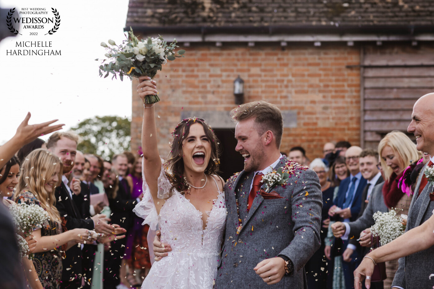 The wind and cold may have been a pain, but these two did not let it get in their way! Shot at the beautiful Bassmead Manor Barns, this wedding was so much fun! <br />
<br />
Ashlie and Harry