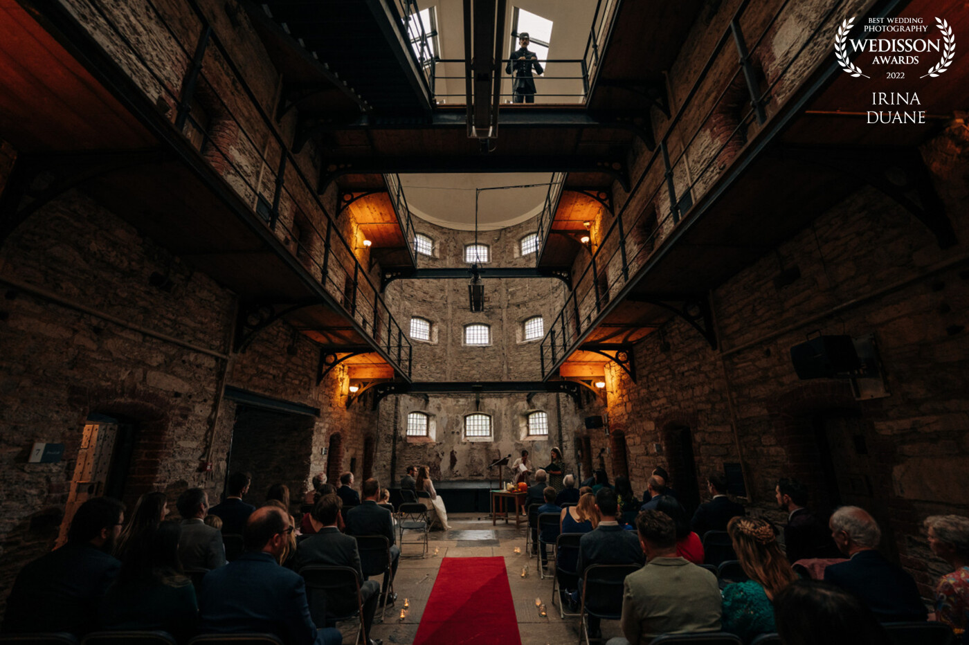 Marriage is not just a word; it's a sentence — a life sentence! <br />
<br />
These two love birds tied the knot in old prison! It was a wedding I will remember for a very long time. Not every day you have a chance to work at the Cork City Gaol. Ireland