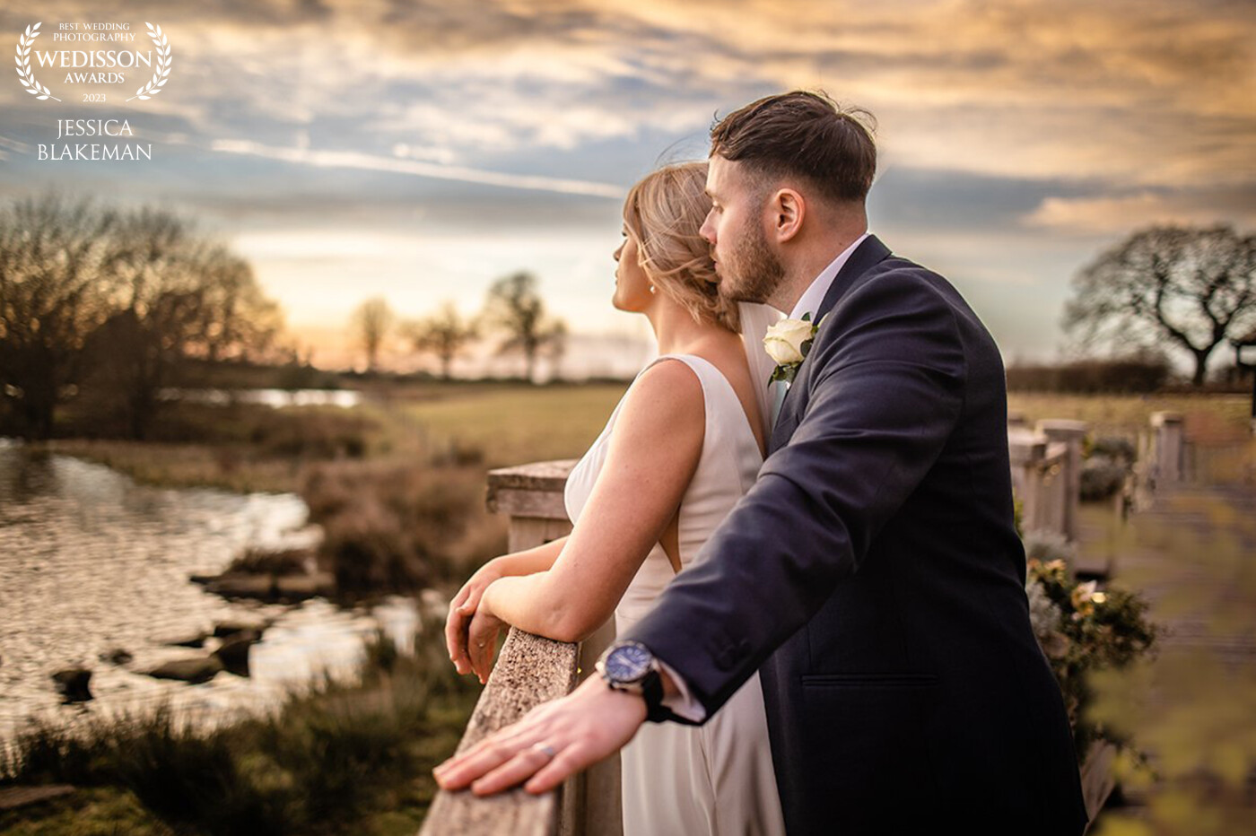 A stunningly beautiful day in Cheshire celebrating the Wedding of Adam and Stephanie. The icing on the cake was this beautiful sunset that the newlyweds looked out at over the lake, basking in the bliss of their day and picturing the future adventures they are yet to embark on.