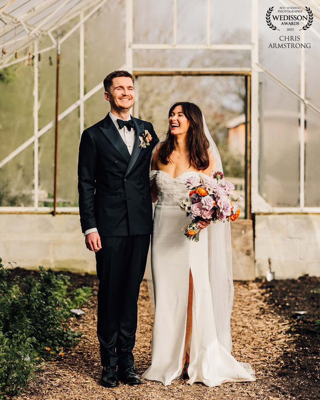 Hannah and Mike got married at the wonderful Cornish Wedding venue Nancarrow. The weather had been pretty poor with heavy rain in the morning, but we were treated to some great springtime sunshine in the afternoon. This working farm's greenhouse gave an extra bit of dreamy soft light for their couple shoot!