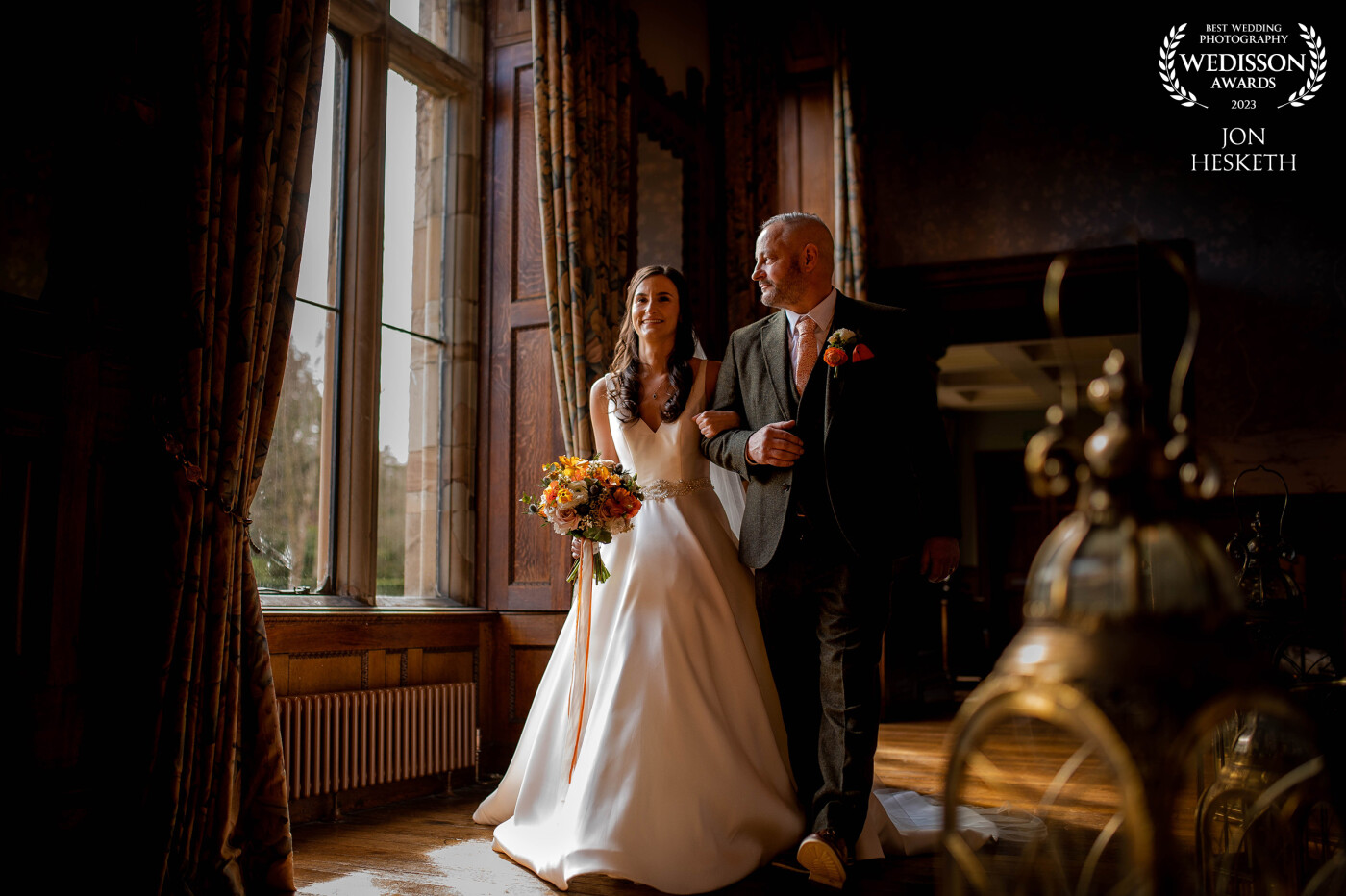 This was my first time at Soughton Hall, what and amazingly beautiful venue, I’m so happy with this image as the father of the bride was so proud and emotional. This just tops it off.