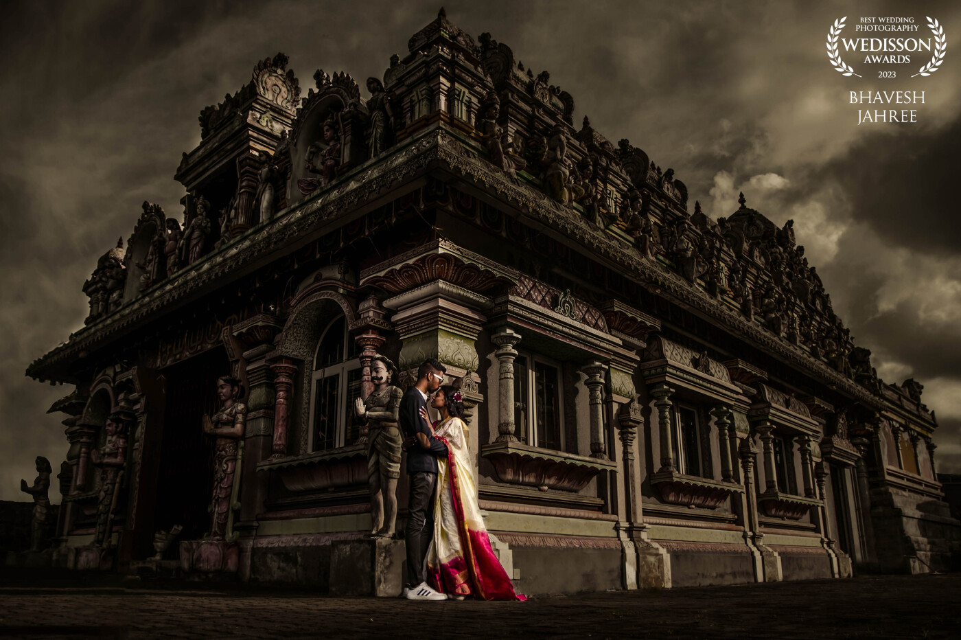 “Our hearts speak the same language..”<br />
💑💍🎉<br />
Padmini+Krishnen <br />
<br />
23.05.2023<br />
<br />
The concept of this shoot is based on architectural photography, the Dravidian architecture, known as Kovil. It’s easy to think of architectural photography simply as the photographing of buildings, but there’s more to it than that. Creating photos is the key, not just capturing them.<br />
<br />
The required skills and techniques to capture the beauty of this photo were derived from the use of perspective control to capture complete spaces to know where and when to find the shots. The couple, Padmini and Krishnen decided to have their outdoor engagement shoot at this beautiful location and enlisted the help of team Bhavesh Creations for celebrating their beginning traditionally…<br />
<br />
C A P T U R E D : # Nikon z7 ii