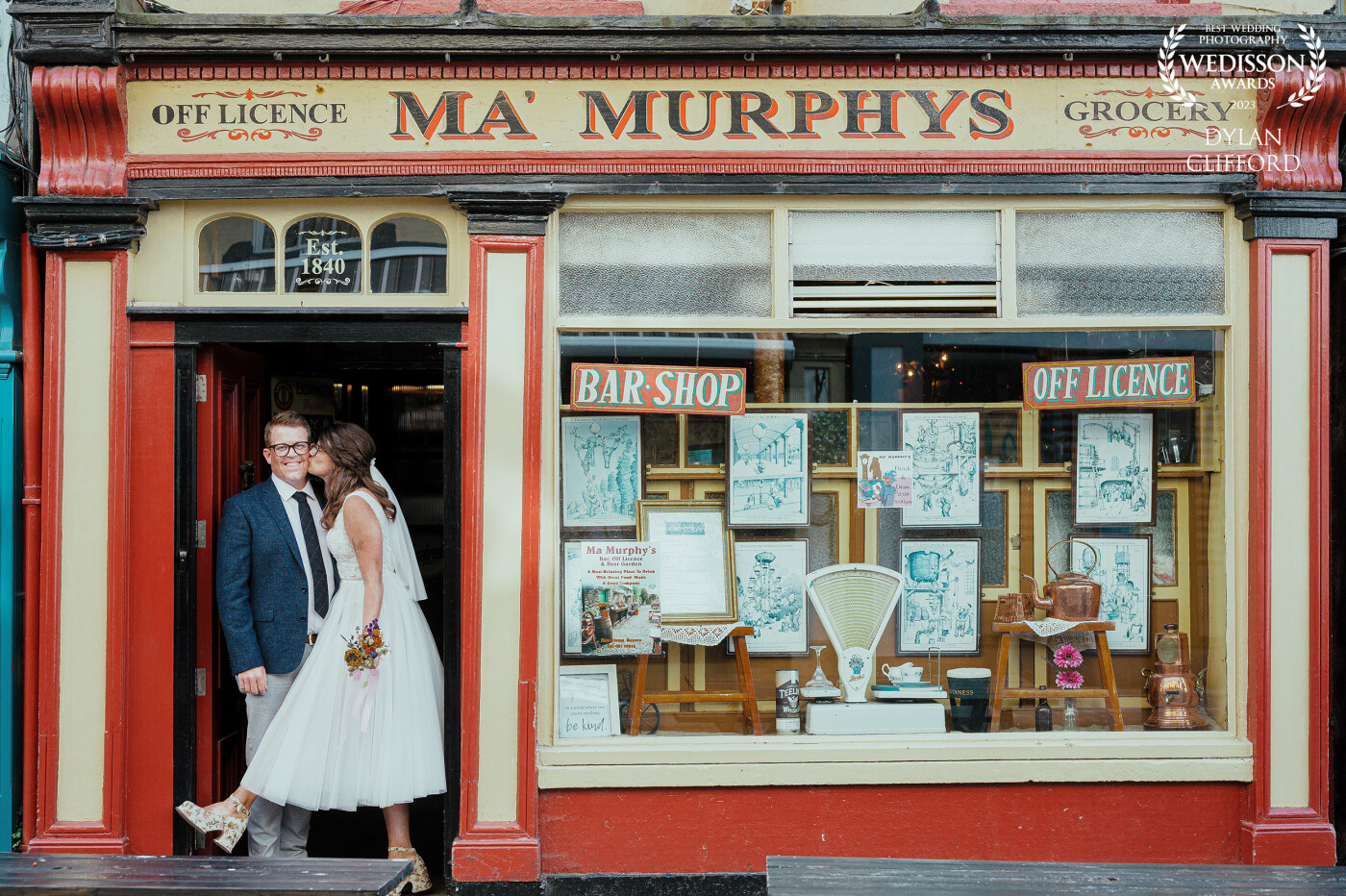 Taken outside the classic pub, Ma Murphy's in Bantry, Ireland. Playing host to a wonderful Canadian couples elopment. Shot on a Nikon Z6.