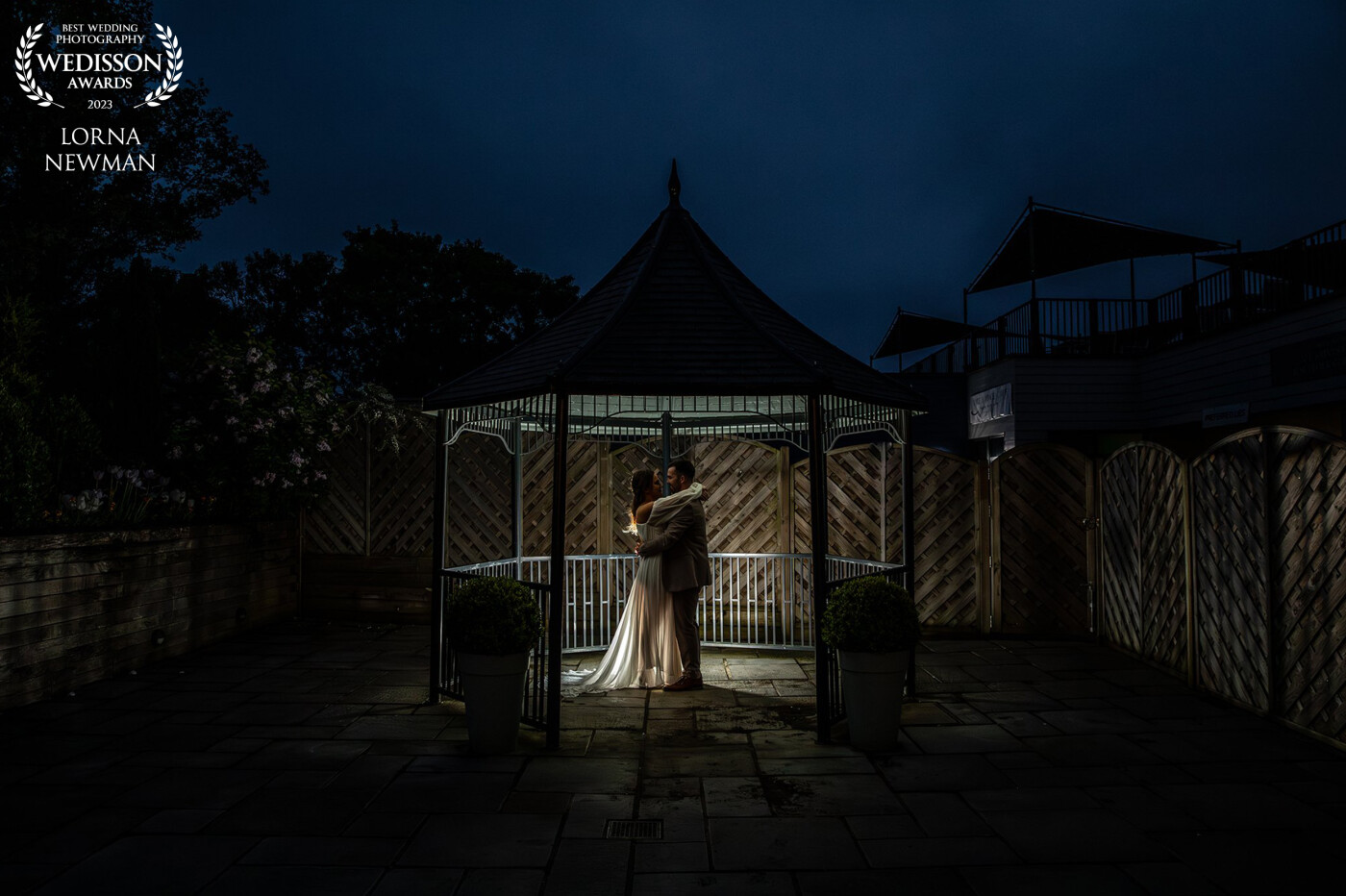 I love taking the bride and groom away at dusk time for a moment alone. This shot is of Morgan & Jack who had the most beautiful wedding, we spent a bit of time away from the wedding party to get this romantic shot of them togther.