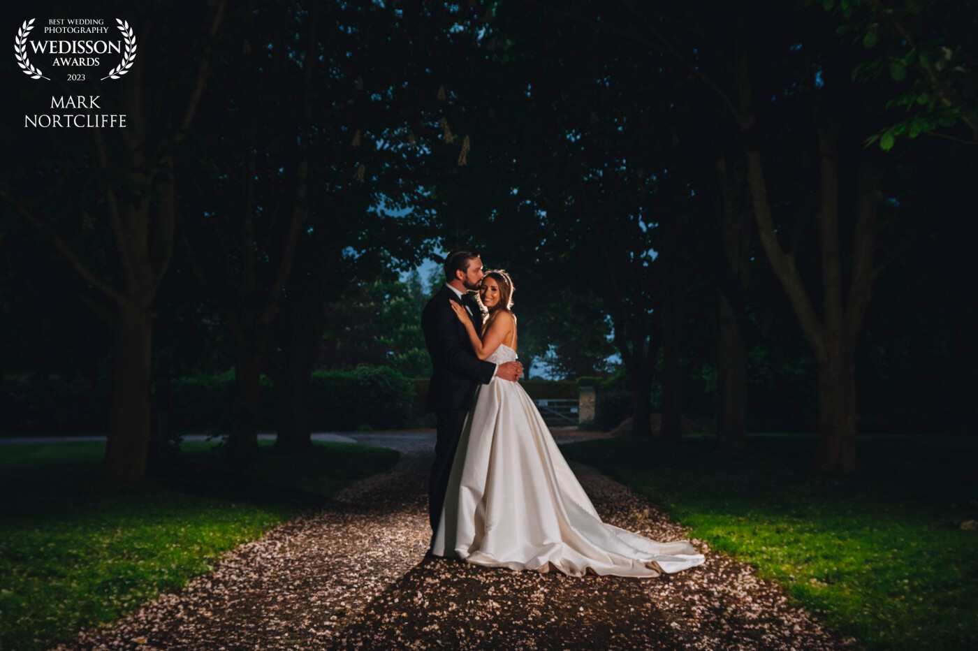Kassia & Perry's magnificent wedding at Swynford Manor. Newmarket. Having the trust of my couples to get them out to do shots like this is priceless. Having the conversation prior to the day and setting up the shot first before dragging the couple away from their guests is critical