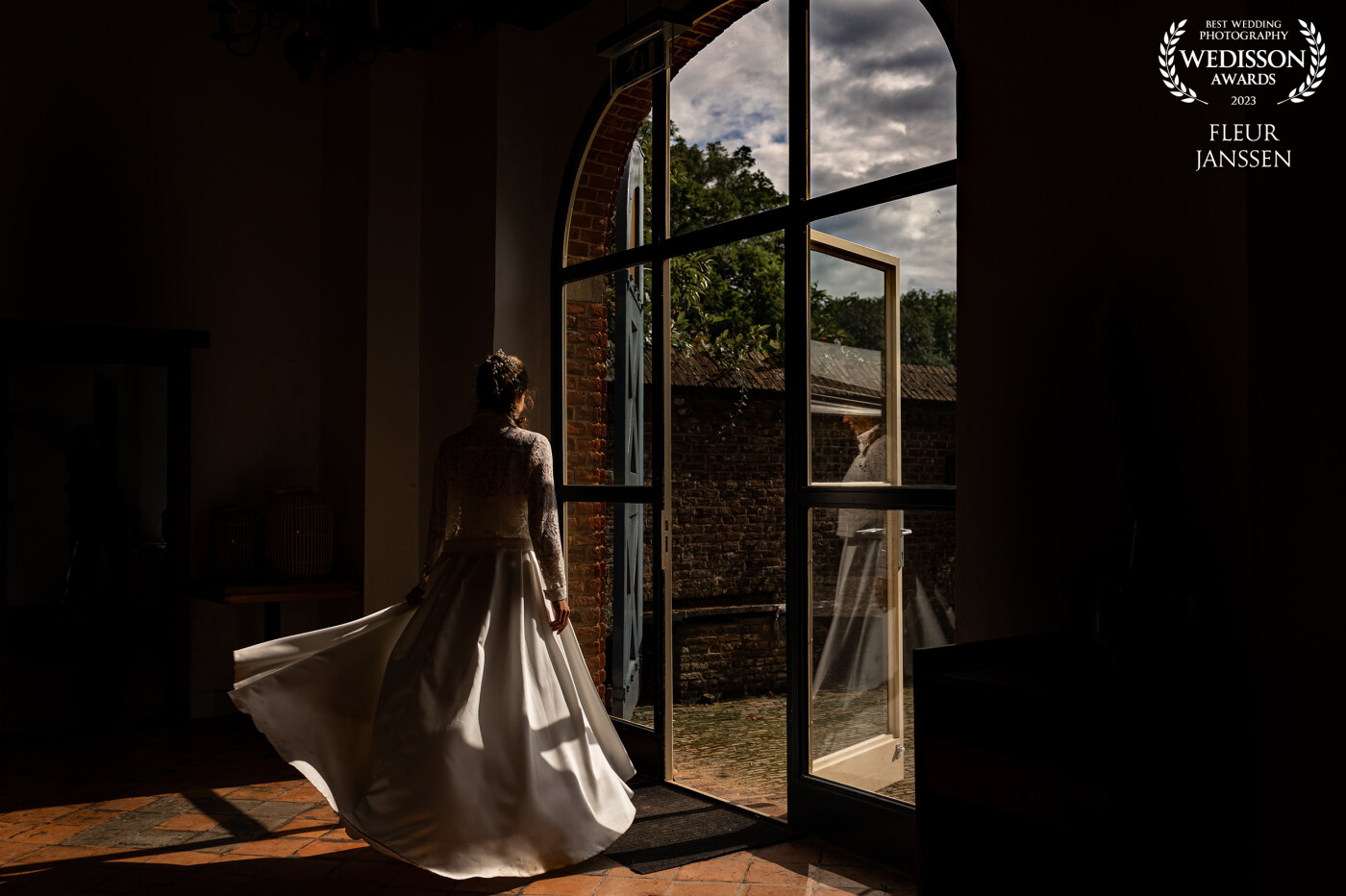 The light was perfect, the bride was perfect, just a lucky shot.
