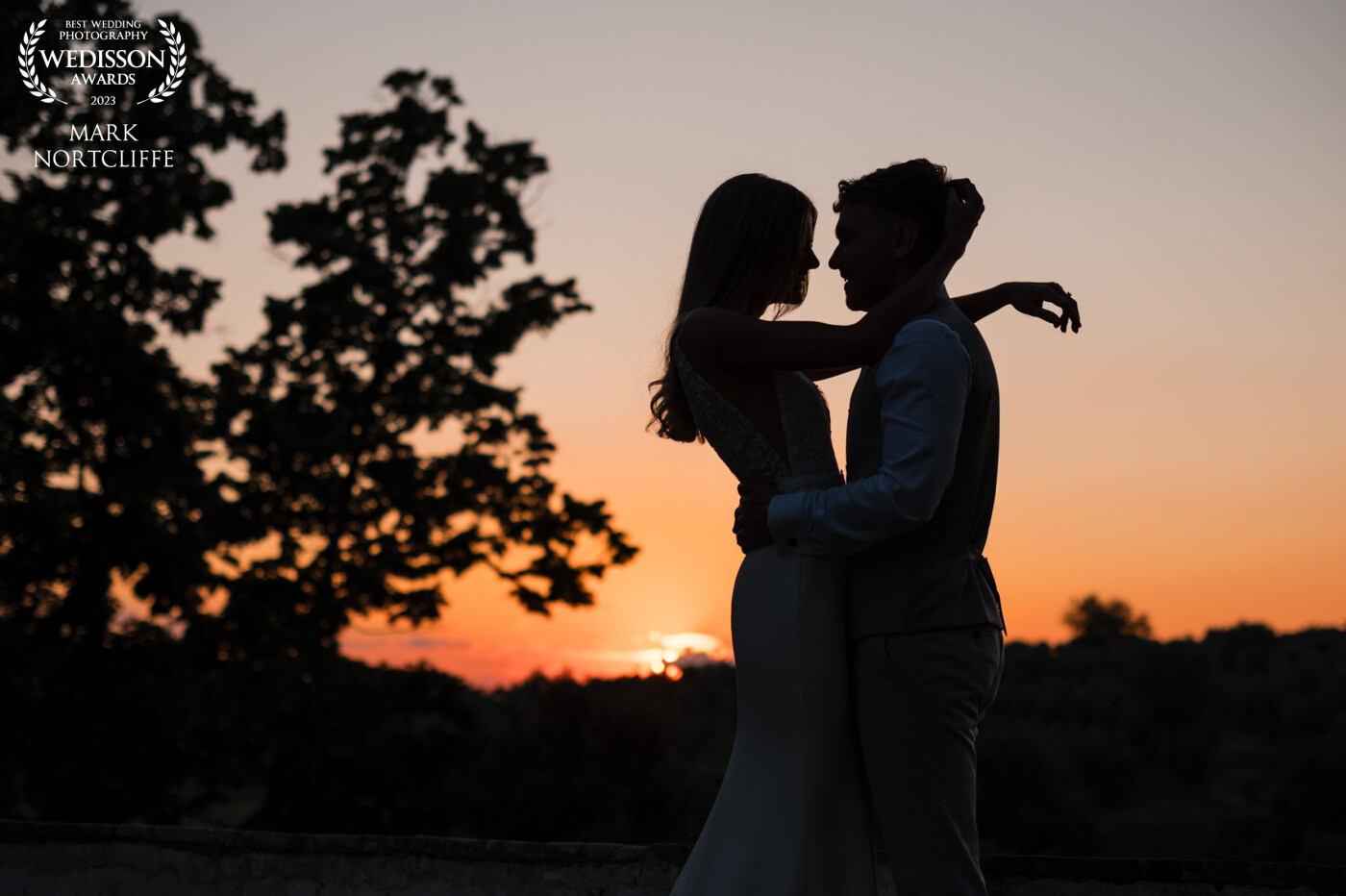Sunsets abroad seem so magical. Sophie and James wedding in Tuscany provided everything we needed to create this shot. Taking my couples away from their guests is always a fine balance between getting the shot and them spending vital quality time with their friends and family. It certainly paid off.