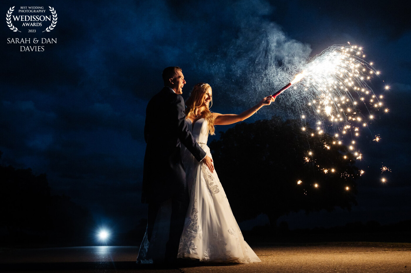 We were told they had smoke bombs to use after sparklers, and they ended up being flares (!) it looked amazing though