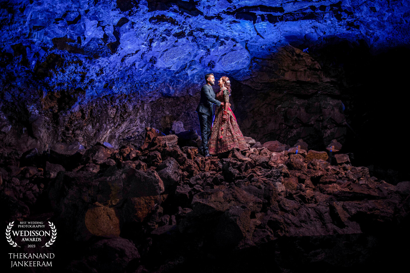 Unexplored caves in Mauritius was first spotted by our team. We planned to bring couple there but was not being able to. This daring couple made it there and it was epic for both of us