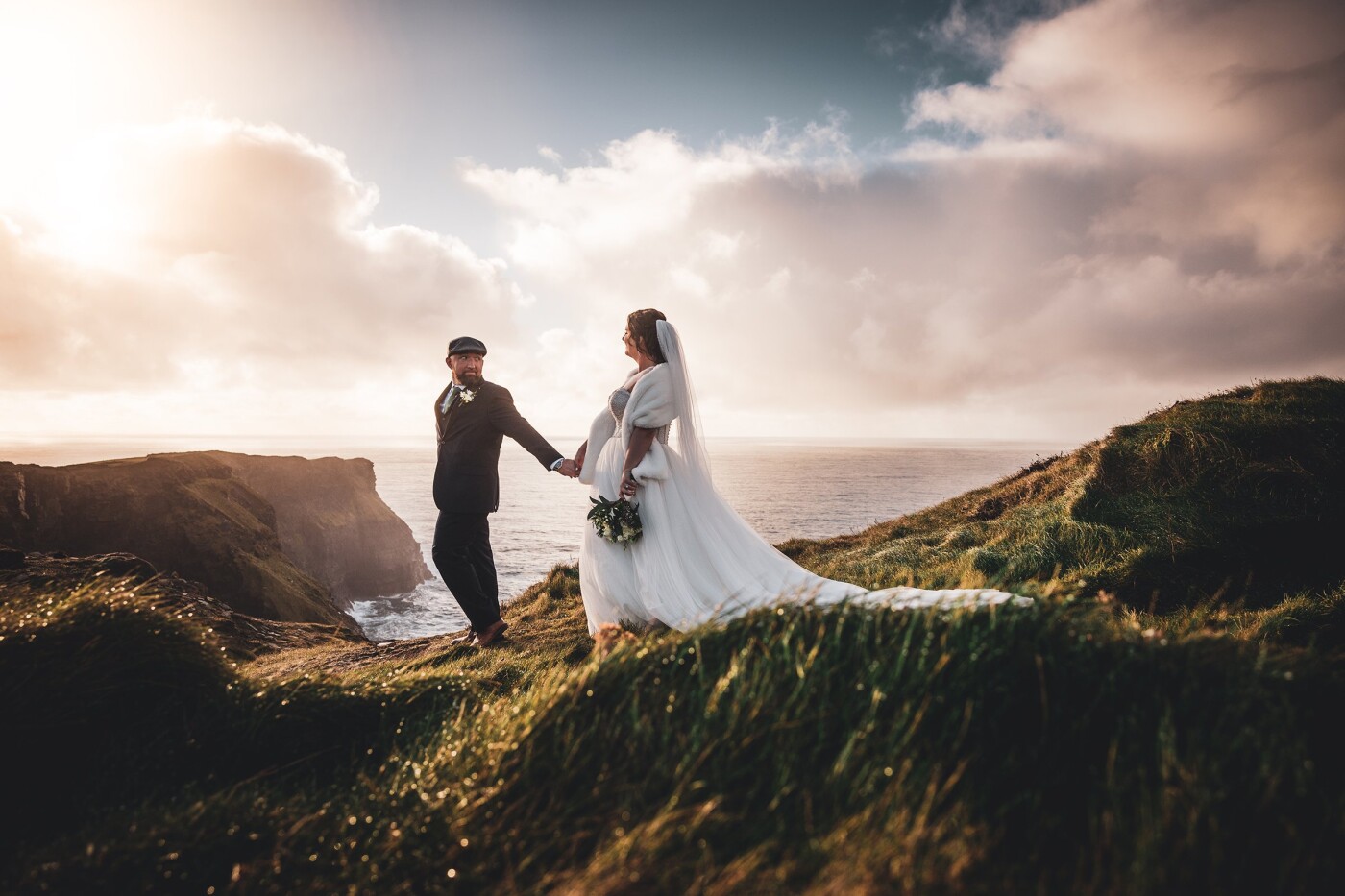 Emma & Ryan's wonderful Winter Elopement at the Cliffs of Moher, Ireland.
This is how beautiful a l...