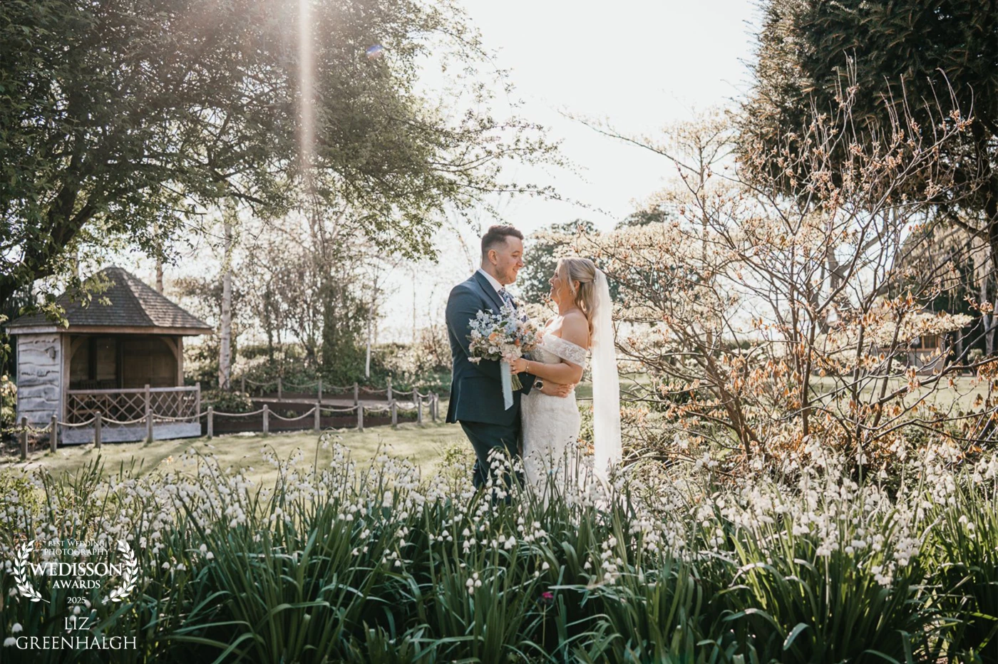 Spring sunshine and snowdrops, what a perfect mix for a Spring wedding at South Farm, Hertfordshire for Chloe & Josh
