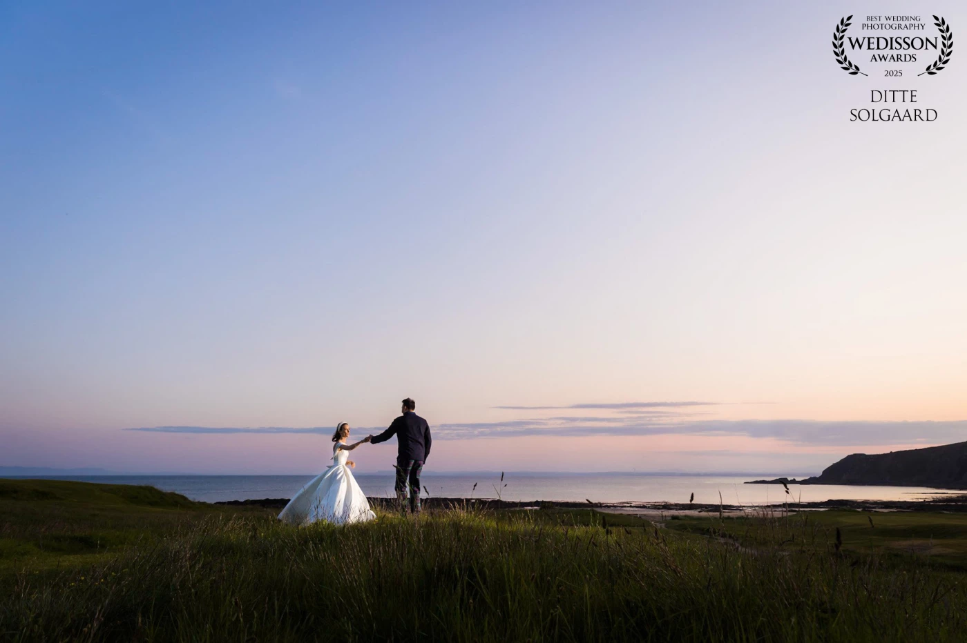 Getting married in a field by a beach in Scotland can be a gamble. But if that gamble pays off and the rain stays away, then there is surely no better place in the world.