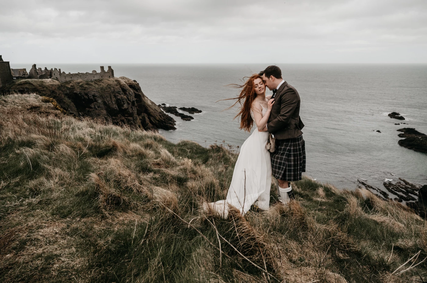 Cliffside castle and two beautiful souls who chose each other; a true fairy tale.