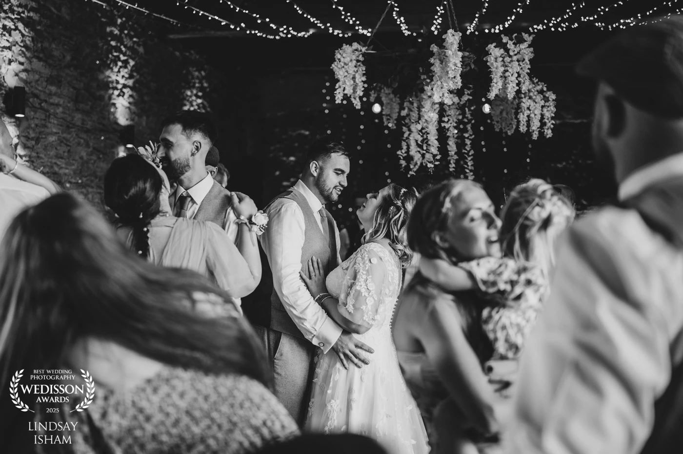 SARA & AIDEN<br />
<br />
I loved this moment - in amongst the filled dance floor were these two. Their day was so, so special; two of the kindest souls you could ever meet. I felt extremely honoured to have been part of their magical day.
