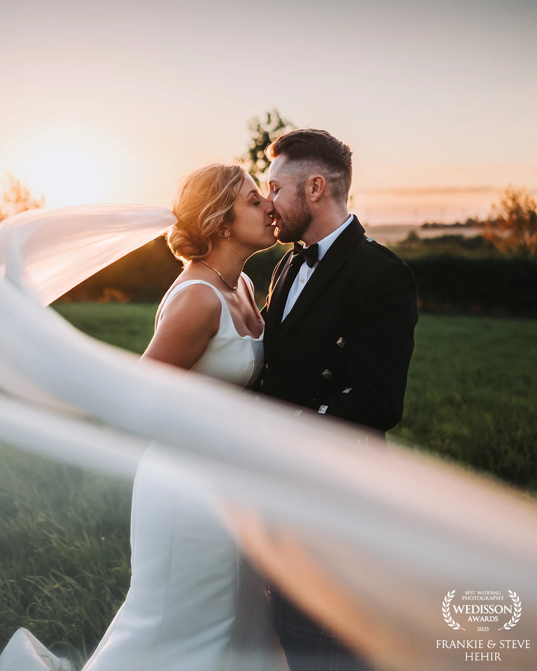 Out of the barn window as the guests were dancing away, I spotted the golden sun, so warm and inviting, and couldn’t help but ask the bride and groom if they wanted one last portrait opportunity. So glad that they said yes!