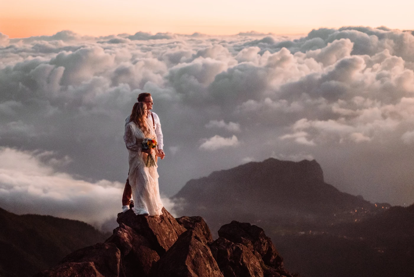 Above the clouds, where love feels limitless